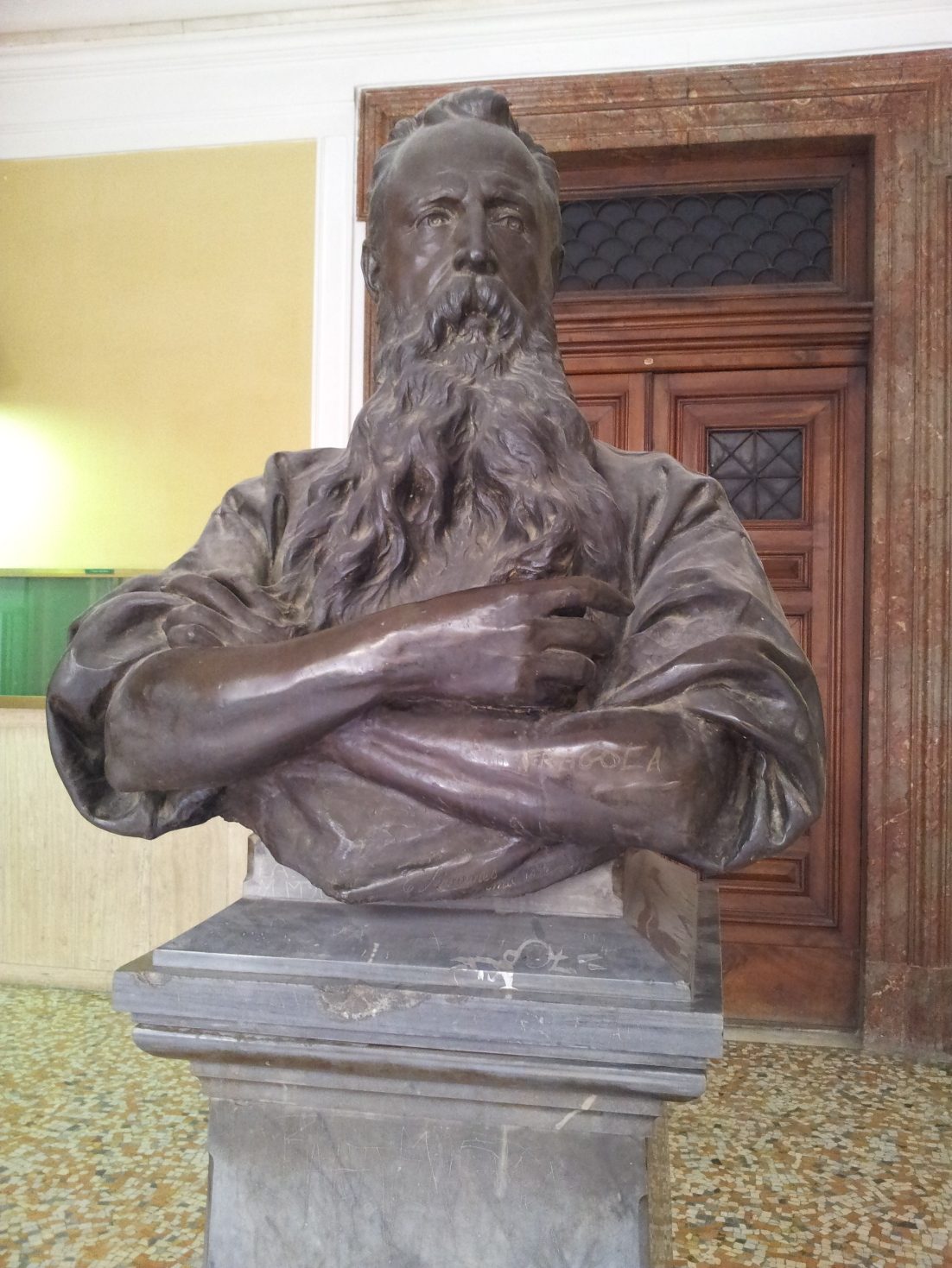 Francesco Durante's monument, Policlinico Umberto I, Rome - 02.jpg